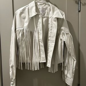 Leather Fringe Jacket
